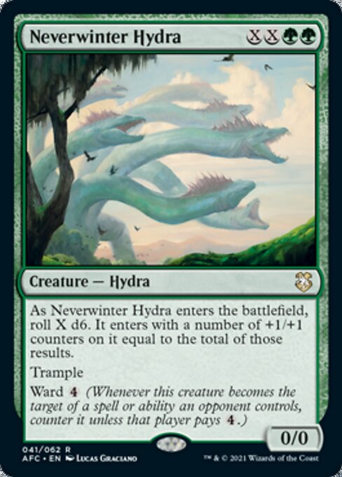 Neverwinter Hydra (Commander 2021 Forgotten Realms) Light Play