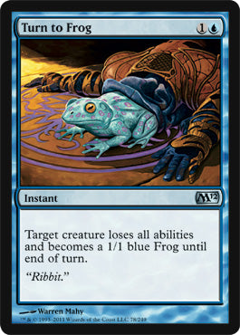 Turn to Frog (Magic 2012 Core Set) Light Play