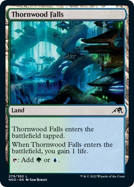 Thornwood Falls (Kamigawa: Neon Dynasty) Light Play
