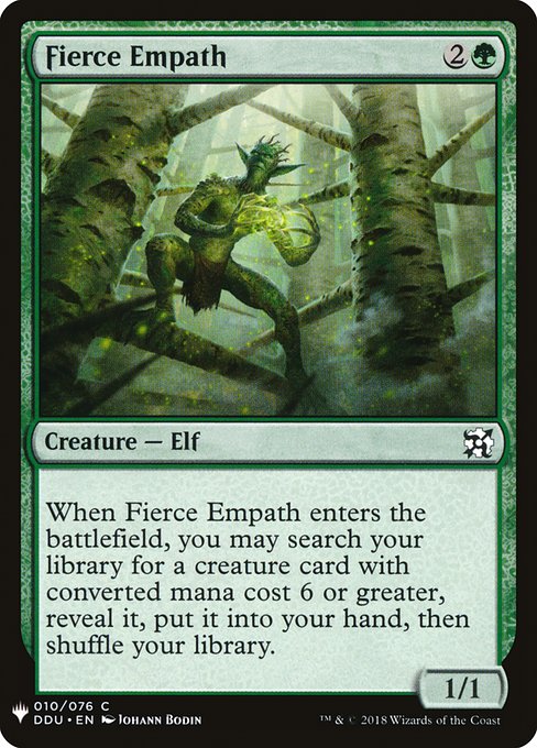 Fierce Empath (Mystery Booster) Light Play