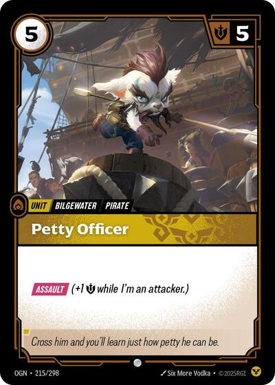 Petty Officer (Origins) Light Play