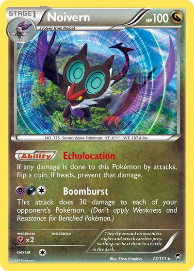 Noivern (XY Furious Fists) Light Play Holofoil