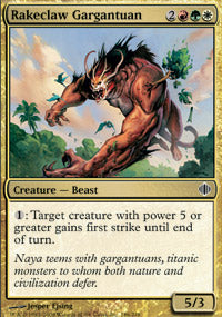 Rakeclaw Gargantuan (Shards of Alara) Light Play