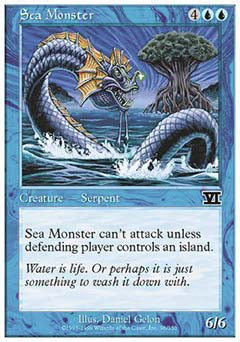 Sea Monster (Classic 6th Edition) Light Play