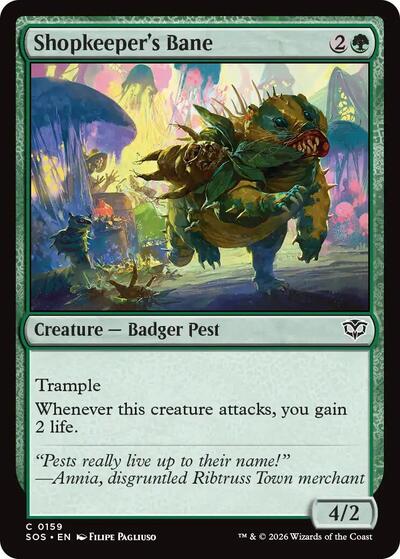 Shopkeeper's Bane (Secrets of Strixhaven) Light Play Foil