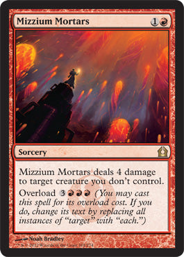 Mizzium Mortars (Return to Ravnica) Light Play