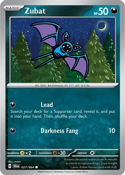 Zubat (SV: Shrouded Fable) Light Play