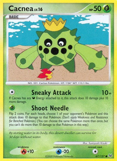 Cacnea (Platinum) Light Play Reverse Holofoil