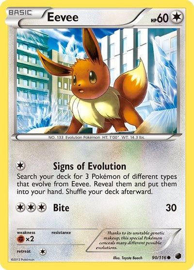 Eevee (90) (Plasma Freeze) Damaged / Poor