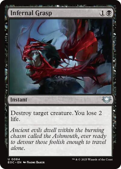Infernal Grasp (Commander: Edge of Eternities) Light Play