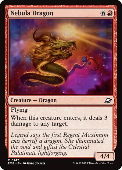 Nebula Dragon (Edge of Eternities) Light Play