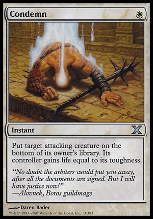 Condemn (10th Edition) Light Play