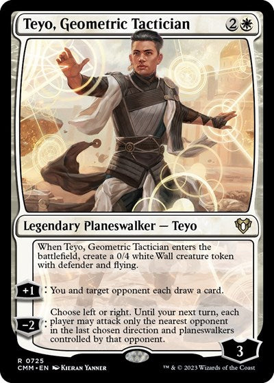 Teyo, Geometric Tactician (Commander Masters) Light Play