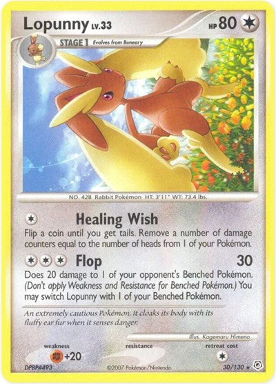 Lopunny (Diamond and Pearl) Medium Play