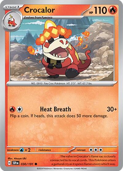 Crocalor (SV08: Surging Sparks) Light Play