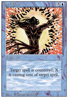 Spell Blast (Revised) Damaged / Poor