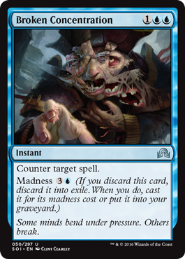 Broken Concentration (Shadows Over Innistrad) Medium Play
