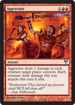 Aggravate (Avacyn Restored) Light Play