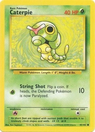 Caterpie (Base Set) Damaged / Poor