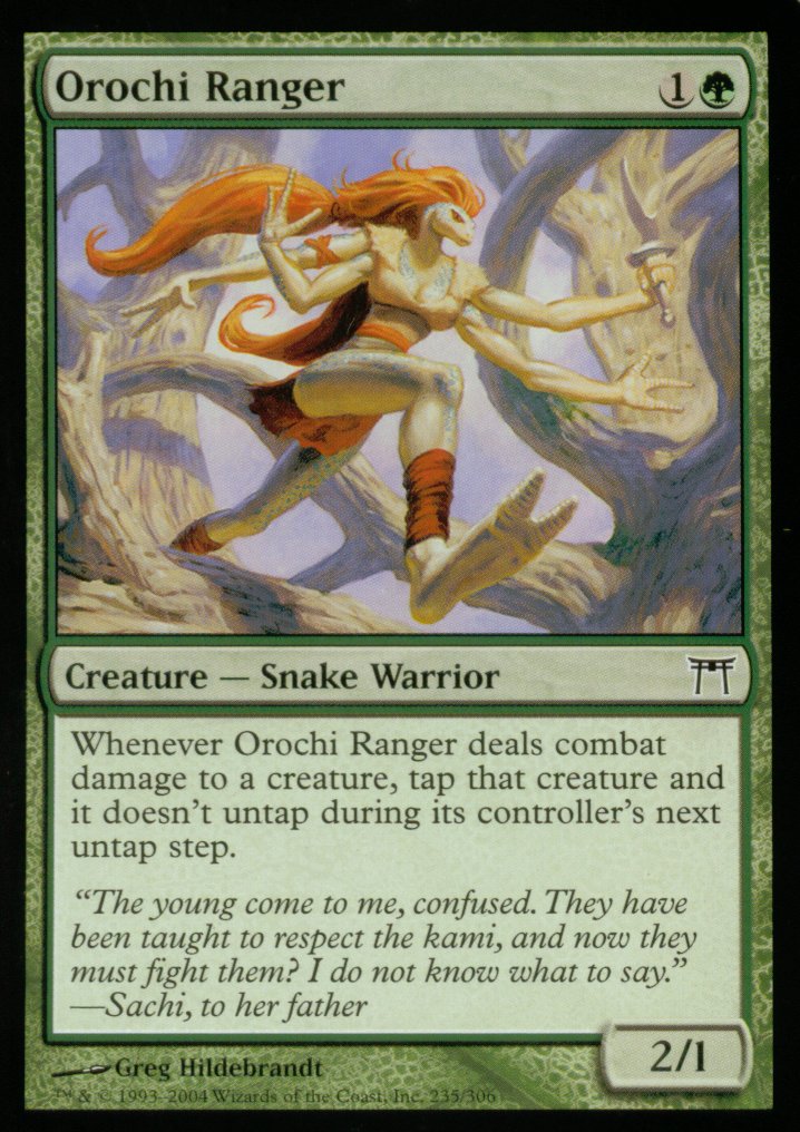 Orochi Ranger (Champions of Kamigawa) Medium Play