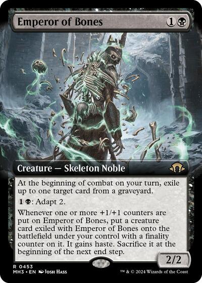 Emperor of Bones (Extended Art) (Modern Horizons 3) Light Play Foil