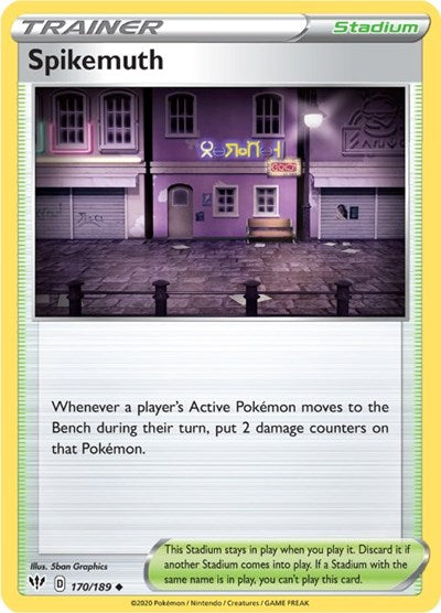 Spikemuth (SWSH03: Darkness Ablaze) Light Play