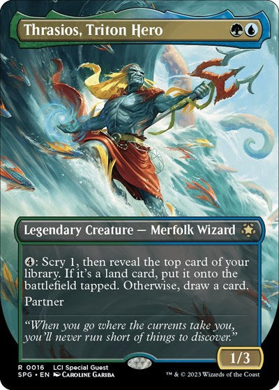 Thrasios, Triton Hero (Borderless) (Special Guests) Light Play