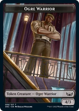 Ogre Warrior Token (Streets of New Capenna) Light Play