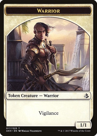 Warrior Token (Amonkhet) Light Play