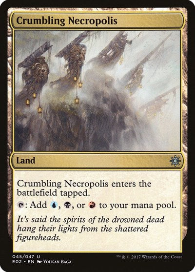 Crumbling Necropolis (Explorers of Ixalan) Damaged / Poor