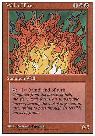 Wall of Fire (4th Edition) Damaged / Poor
