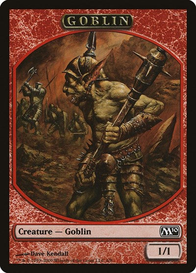 Goblin Token (Magic 2010 (M10)) Light Play