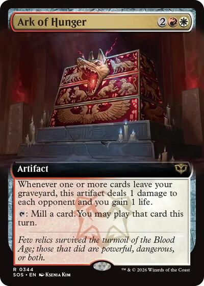 Ark of Hunger (Extended Art) (Secrets of Strixhaven) Light Play