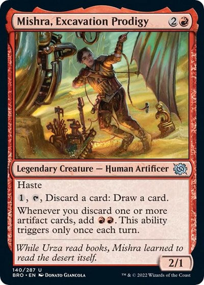 Mishra, Excavation Prodigy (The Brothers' War) Light Play