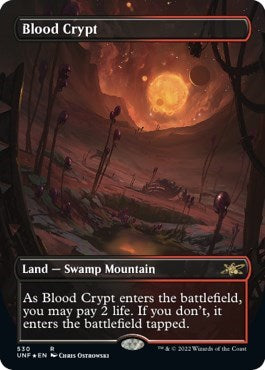 Blood Crypt (Borderless) (Galaxy Foil) (Unfinity) Light Play Foil