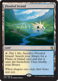Flooded Strand (Khans of Tarkir) Near Mint Foil