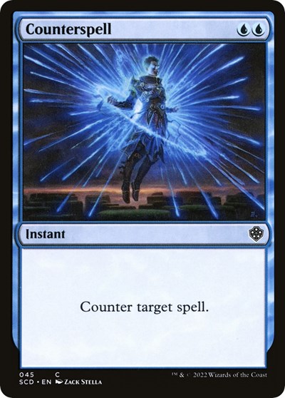 Counterspell (Commander 2022 Starter Decks) Light Play