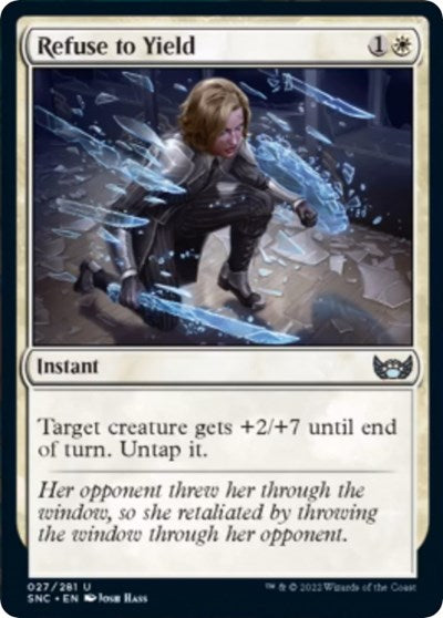 Refuse to Yield (Streets of New Capenna) Light Play Foil