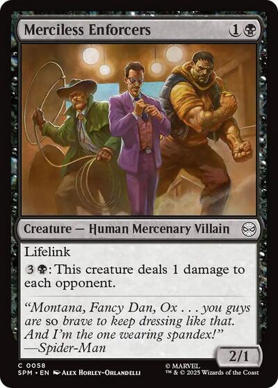 Merciless Enforcers (Marvel's Spider-Man) Light Play