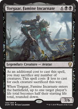 Torgaar, Famine Incarnate (Dominaria) Light Play