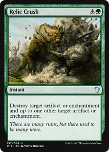 Relic Crush (Commander 2017) Medium Play