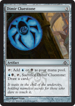 Dimir Cluestone (Dragon's Maze) Light Play Foil