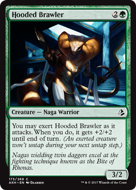 Hooded Brawler (Amonkhet) Light Play