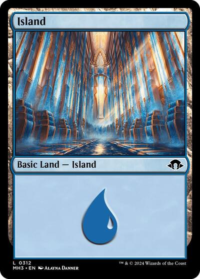 Island (0312) (Modern Horizons 3) Light Play Foil