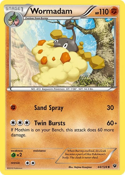 Wormadam (44) (XY - Fates Collide) Light Play