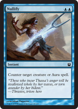Nullify (Born of the Gods) Medium Play Foil