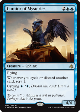 Curator of Mysteries (Amonkhet) Light Play Foil