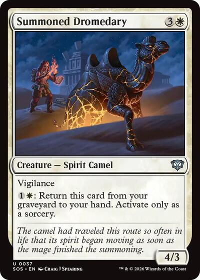 Summoned Dromedary (Secrets of Strixhaven) Light Play