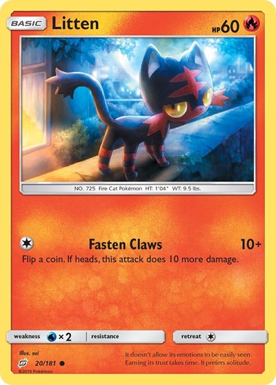 Litten (SM - Team Up) Light Play