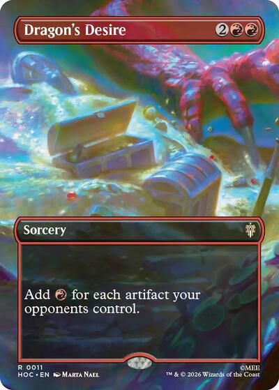 Dragon's Desire (Borderless) (The Hobbit: Eternal-Legal) Light Play